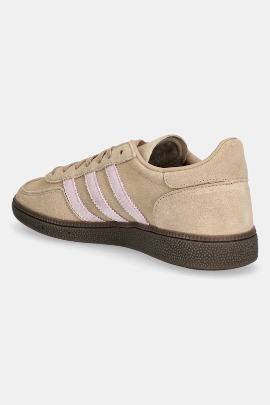 Замшевые кроссовки Handball Spezial Adidas Originals, бежевый — фото 3