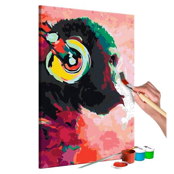 

Картина Artgeist Affe mit Kopfhörer, разноцветный