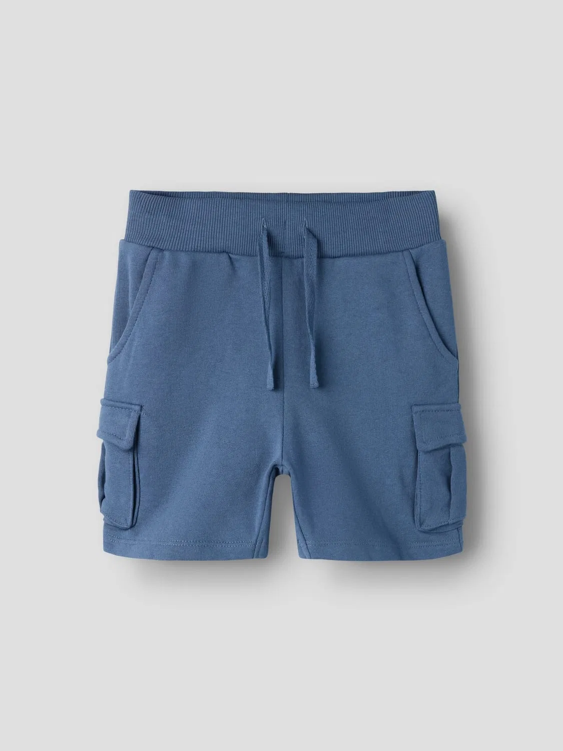Шорты карго из футера, Name it, vintage indigo — фото 4