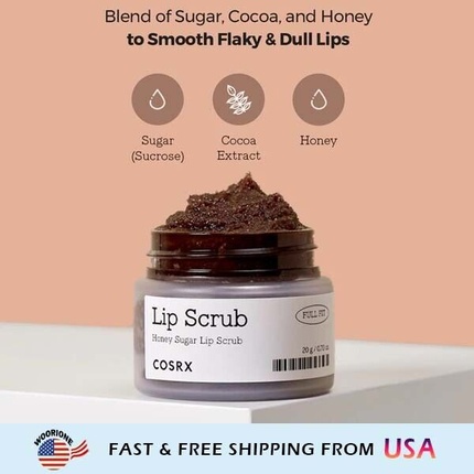 Скраб для губ COSRX Full Fit Honey Sugar Lip Scrub 20 г — фото 2