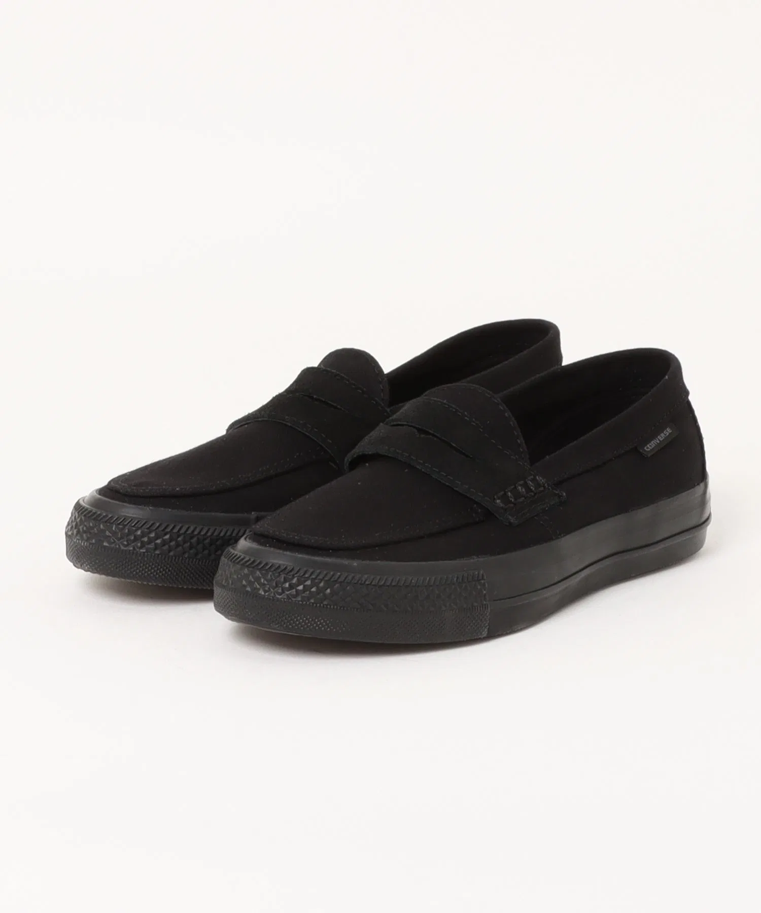 Мужские кеды-лоферы CONVERSE CXP из канваса и замши чёрные