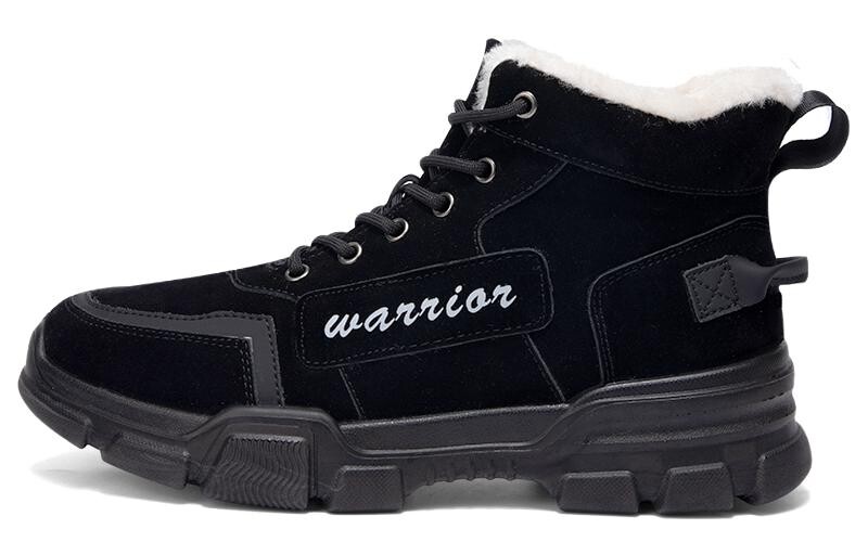 

Зимние ботинки мужские черные Warrior