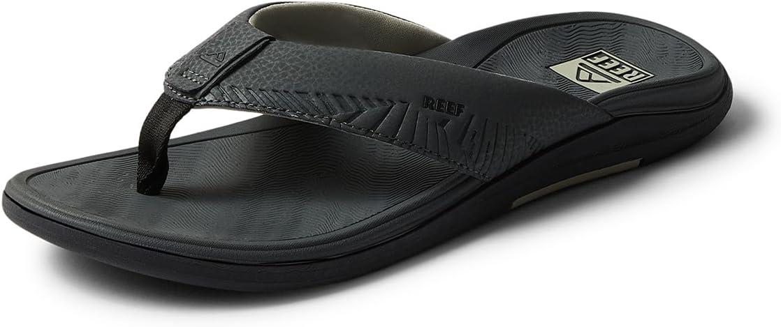 

Мужские вьетнамки REEF Offshore, амортизирующая стелька, поддержка свода стопы, прочная подошва, черный/серый/песочный