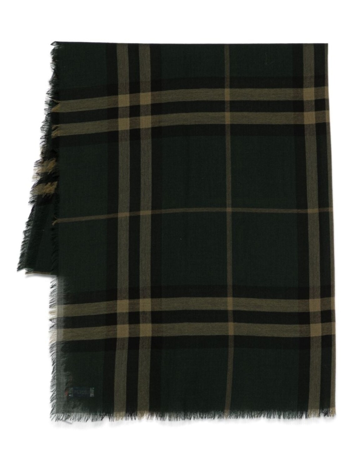 

Burberry шерстяной шарф в клетку, зеленый