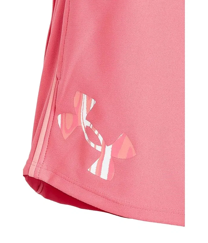 Шорты Tech Play Up Logo Under Armour Kids, Bittersweet Pink/White — фото 3