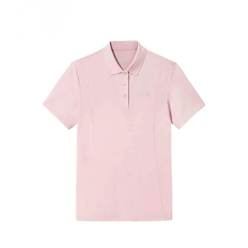 

ANTA Толстовка Sports Life Collection Comprehensive Training Collection Polo для женщин, мягкий нежный розовый