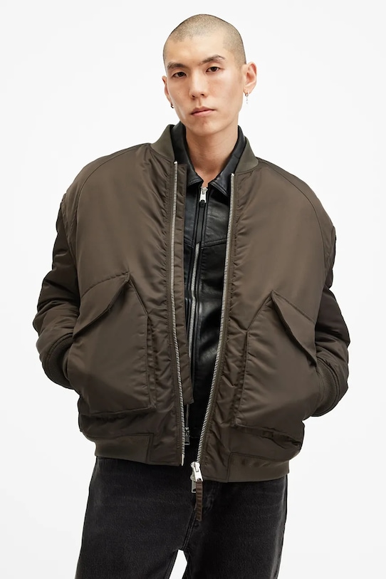 

Куртка-бомбер HAWK Allsaints, зеленый