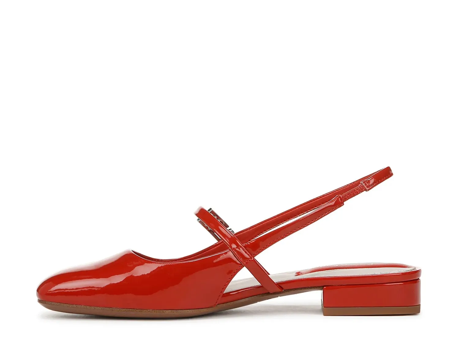 Franco Sarto Destin Mary Jane Flat, красная лакированная кожа — фото 3