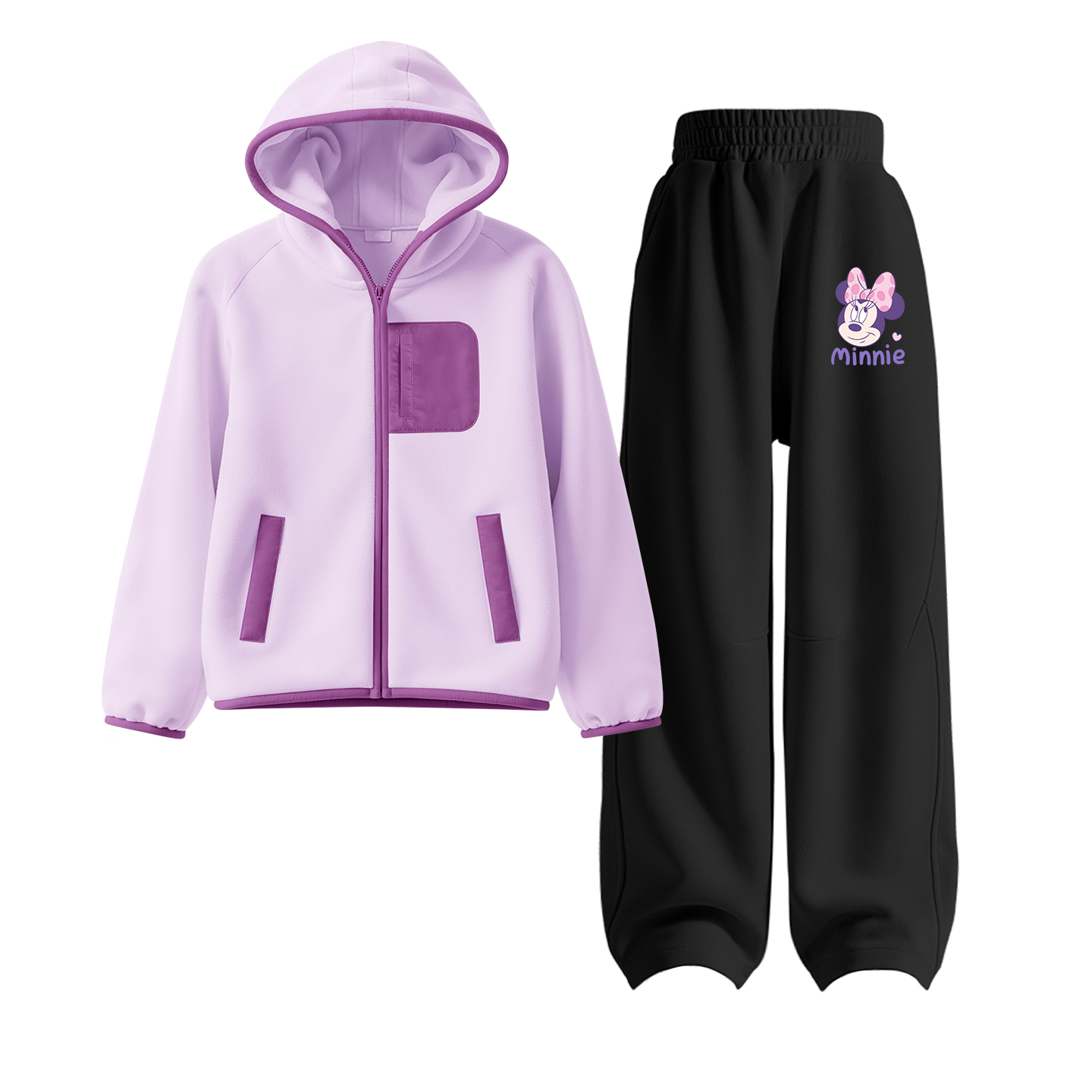 

Детская повседневная спортивная одежда Disney, фиолетовый