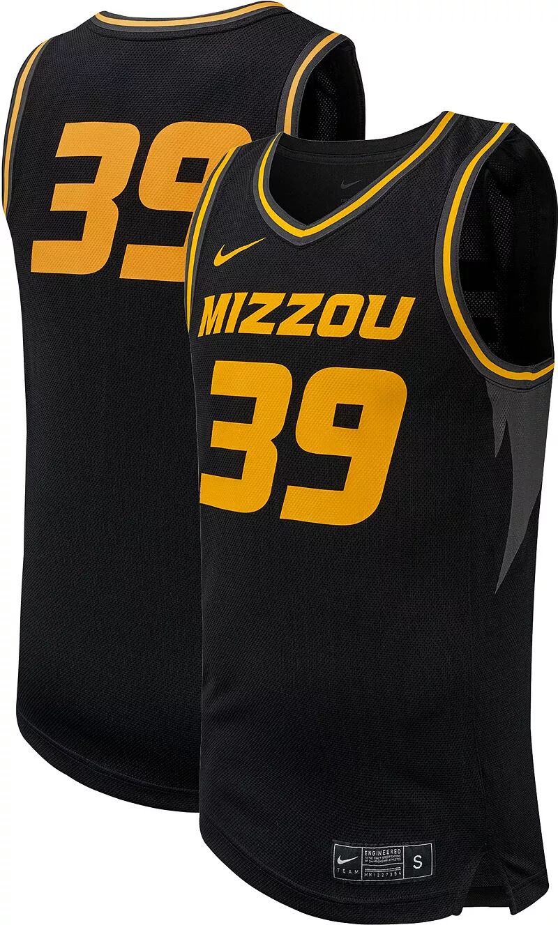 

Мужская баскетбольная майка Nike Missouri Tigers #39 черная реплика