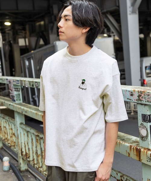 

Футболка с коротким рукавом, принт "Бородатая сагара" LAKOLE, светло-серый