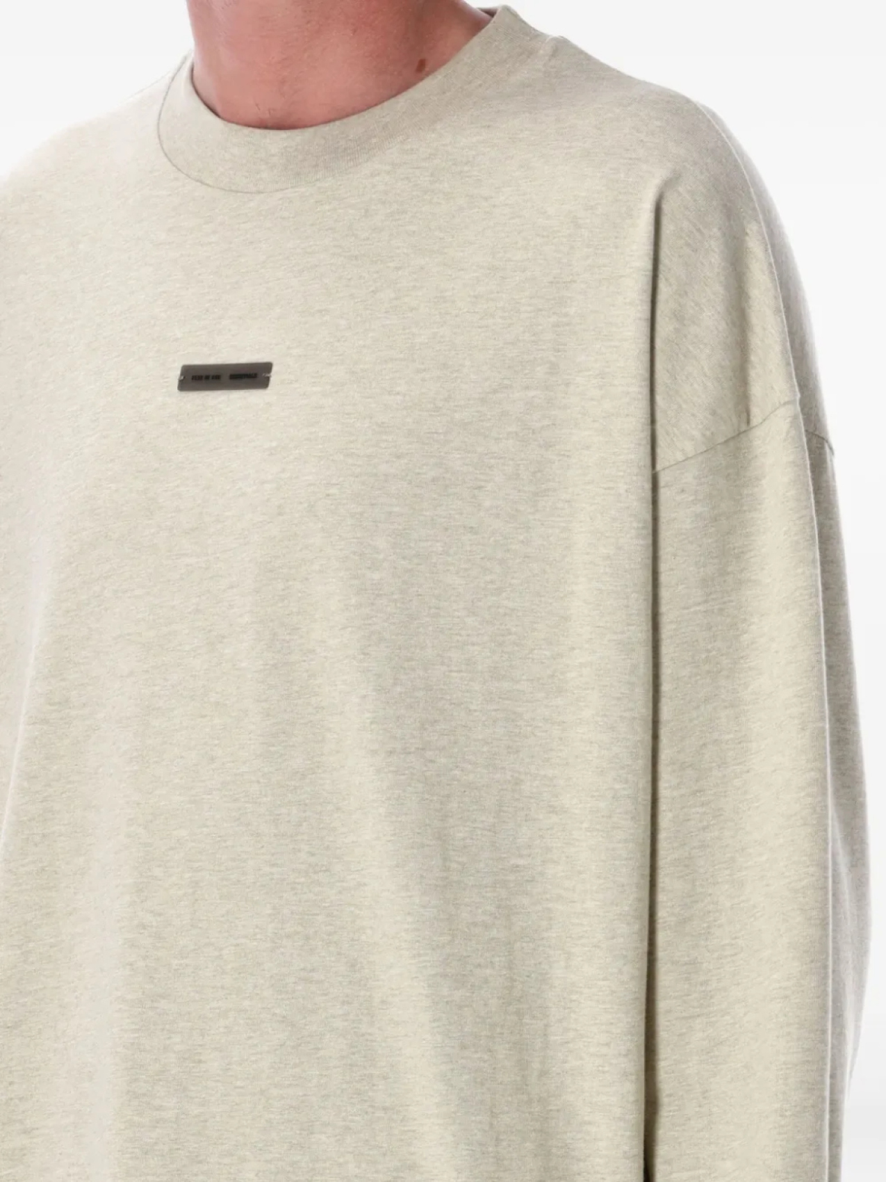 Футболка с длинным рукавом FEAR OF GOD ESSENTIALS, нейтральный — фото 3