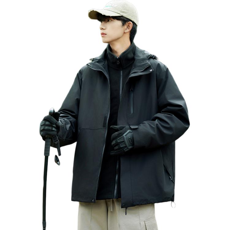 

WARRIOR Ветровка Unisex, 02 Black [3-in-1, polar fleece liner]