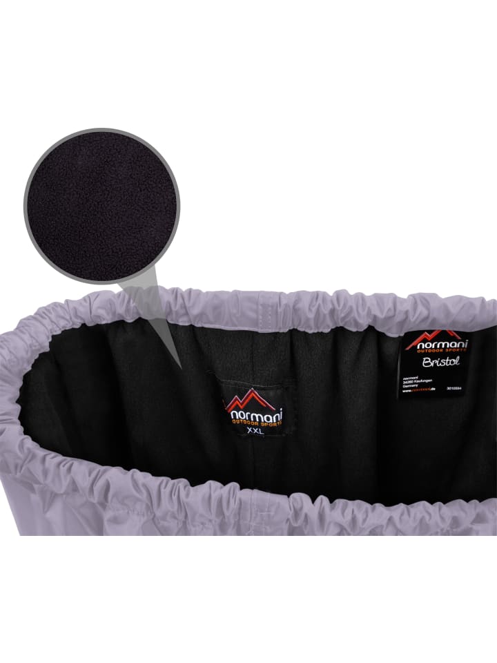 Normani Outdoor Sports Детские непромокаемые штаны с флисовой подкладкой, цвет «Бристоль», фиолетовый — фото 4