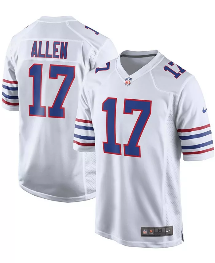 

Мужская игровая футболка Josh Allen Buffalo Bills Team Game Player Jersey Nike, белый