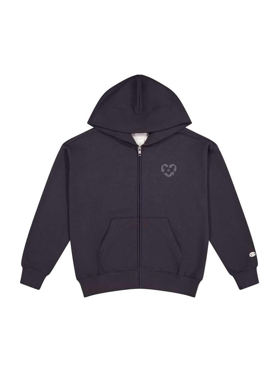 

Худи Champion Authentic Athletic Apparel Zip-Up Hoodie, антрацит/светло-серый