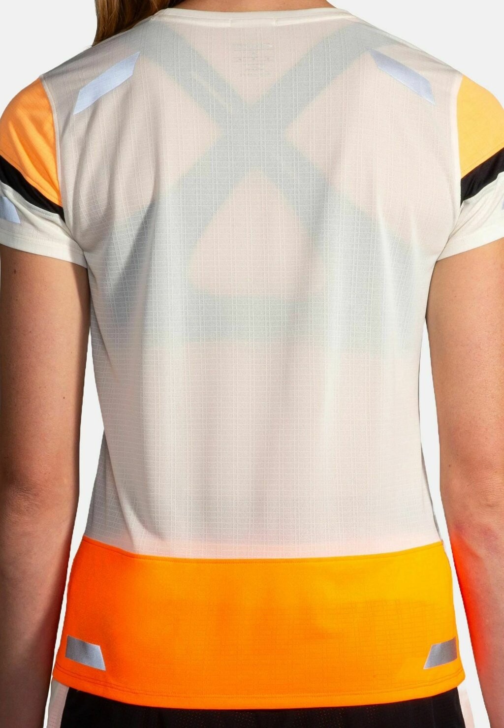 

Принт на футболке RUN VISIBLE SHORT SLEEVE 2.0 Brooks, белый