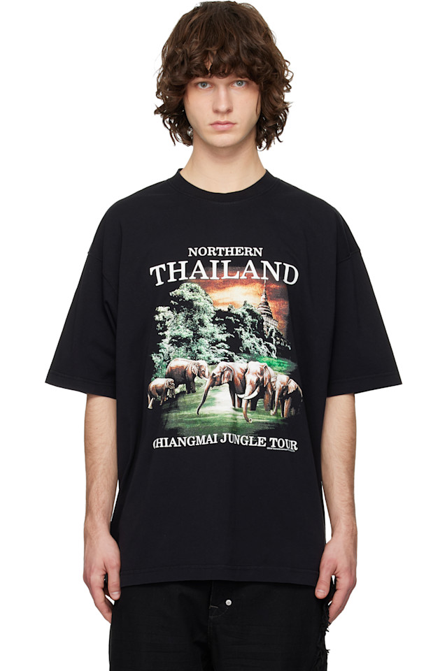 

Туристическая футболка «Таиланд» Vetements, черный