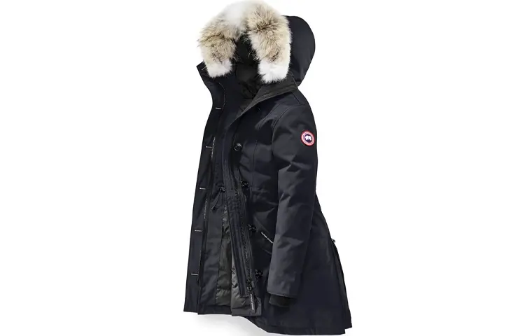 Canada Goose Куртка пуховая зимняя женская тёмно-синяя, Dark Blue — фото 3