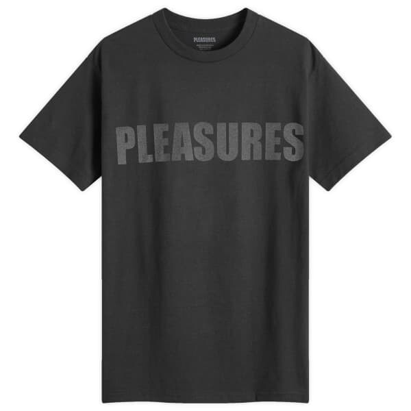 

Футболка с надписью «Безопасность» Pleasures, черный