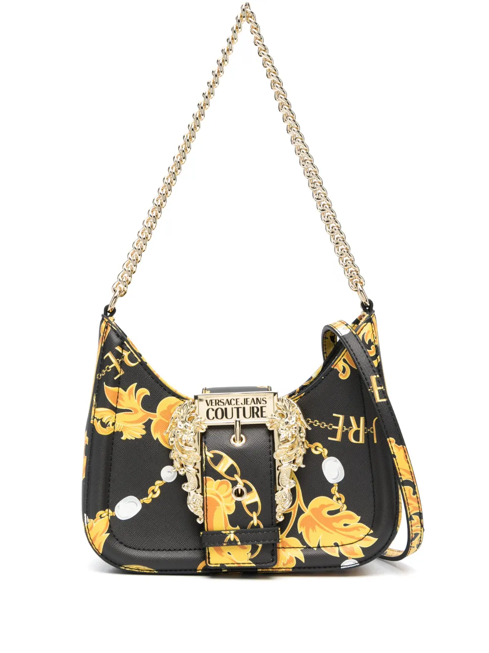 

Сумка на плечо с пряжкой Versace Jeans Couture, черный