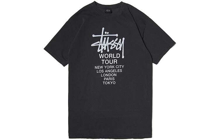 

Футболка мужская черная Stussy, черный