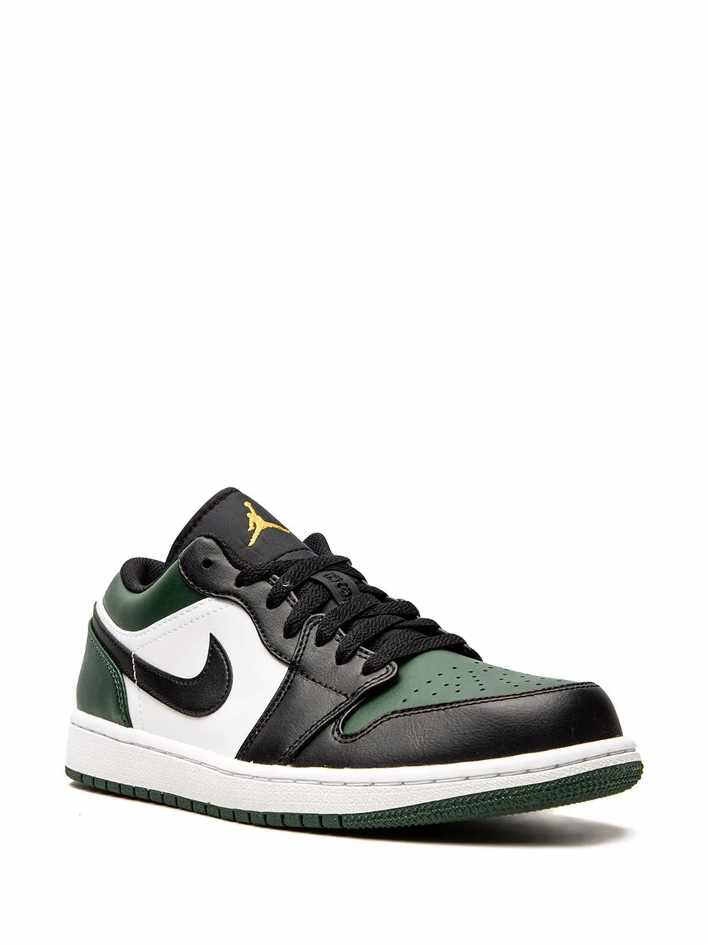 Кроссовки  1 Low Green Toe Jordan, зеленый — фото 2