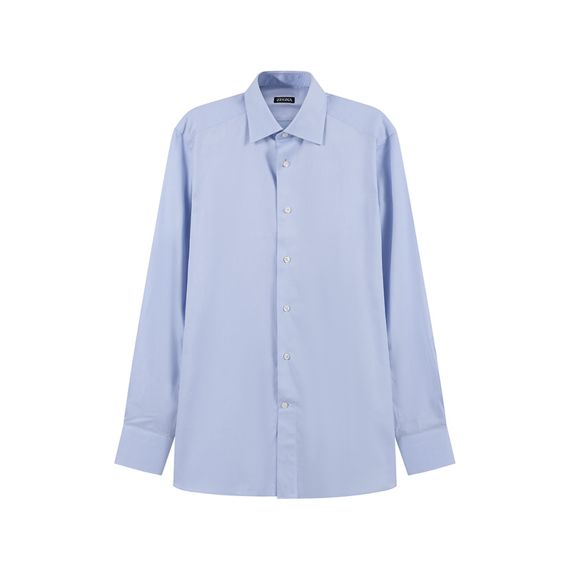 

Рубашка Zegna SS24 мужская светло-голубая Ermenegildo Zegna