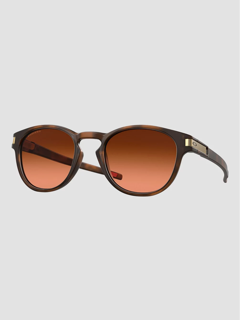 

Матовые коричневые черепаховые солнцезащитные очки с защелкой Oakley, коричневый