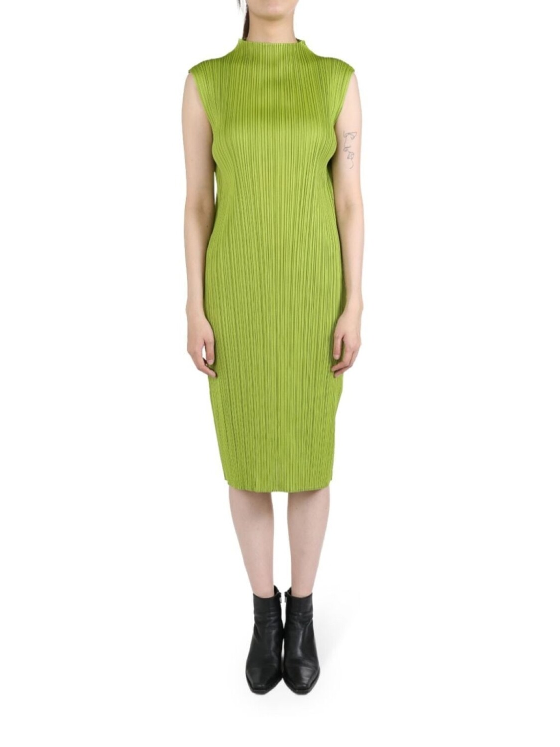 

Pleats Please Issey Miyake платье августа, зеленый