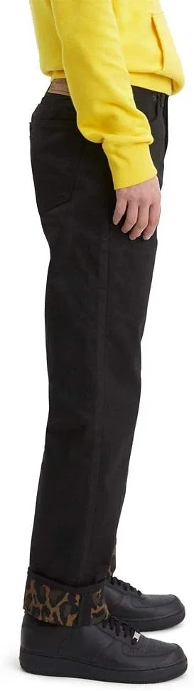 Джинсы Levi's 501 Bubble Cheetah Monks Robe Cuff - Stf — фото 2