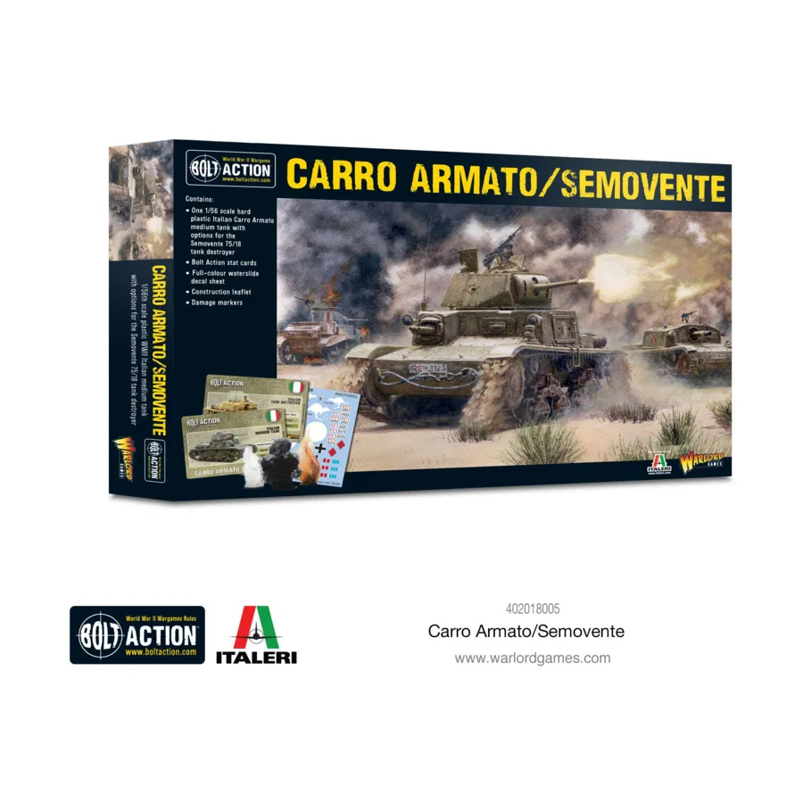 

Карро Армато/Семовенте, Bolt Action - Italian - Italian Army (28mm)