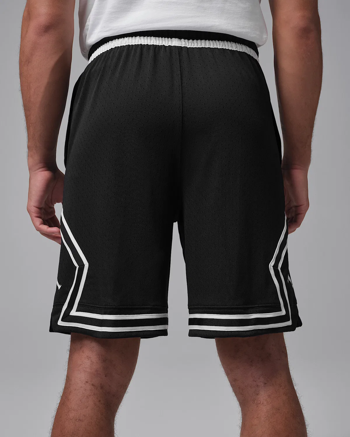 Мужские шорты Jordan Sport Dri-FIT 9" Diamond, Black/Black/Black — фото 3