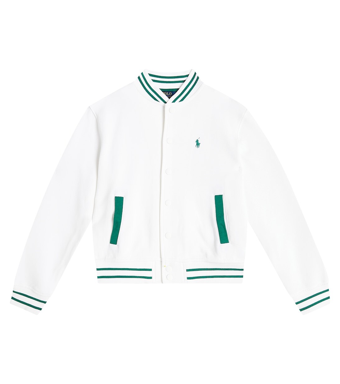 

Бомбер из смесового хлопка Polo Ralph Lauren, белый