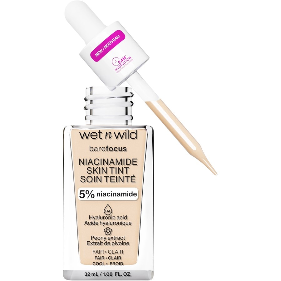 

Тональная основа wet n wild Bare Focus Niacinamide Skin Tint, Fair / 32 ml