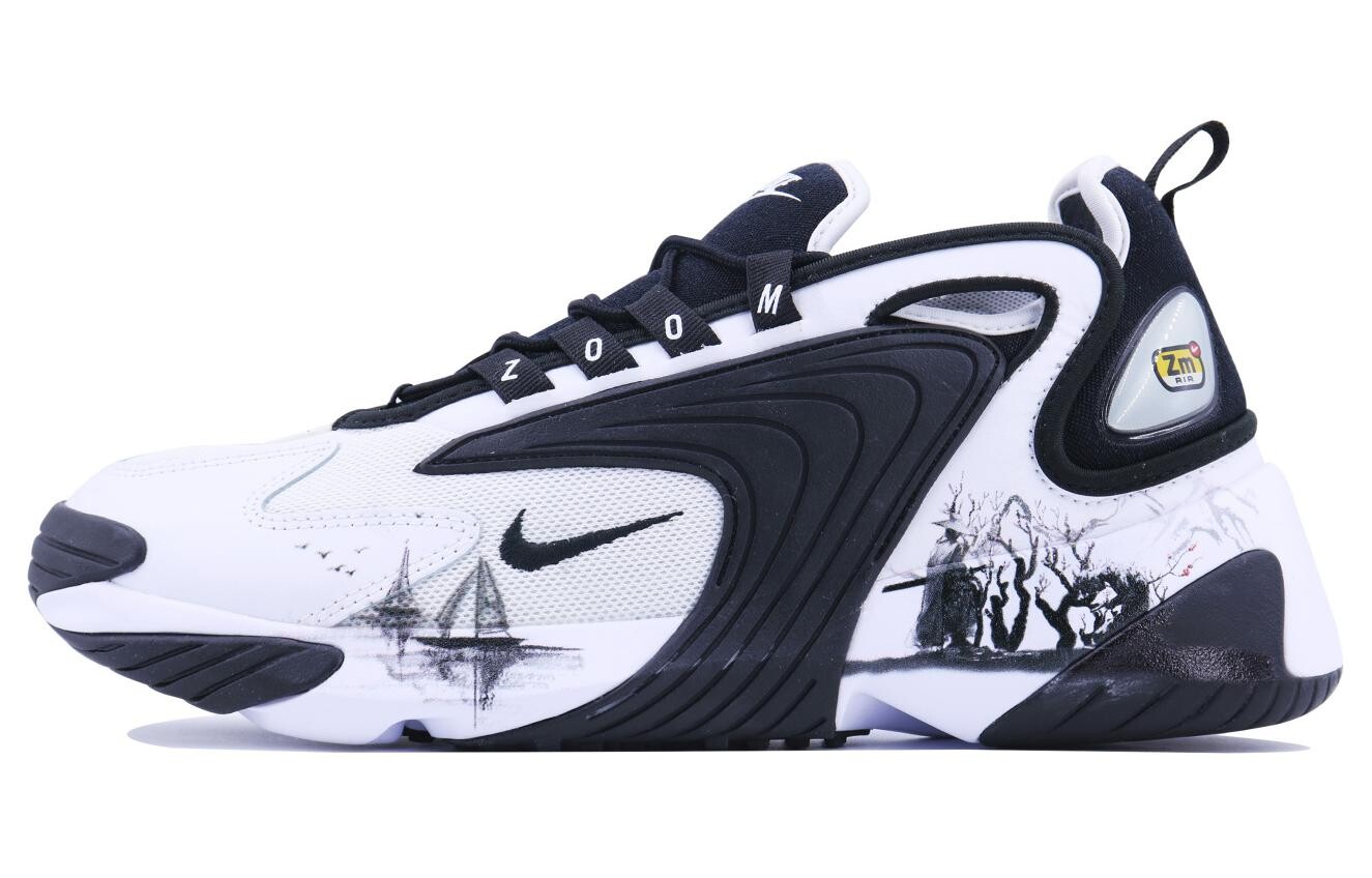 

Кроссовки Zoom 2K унисекс с низким верхом, черные Nike, Черный, Кроссовки Zoom 2K унисекс с низким верхом, черные Nike