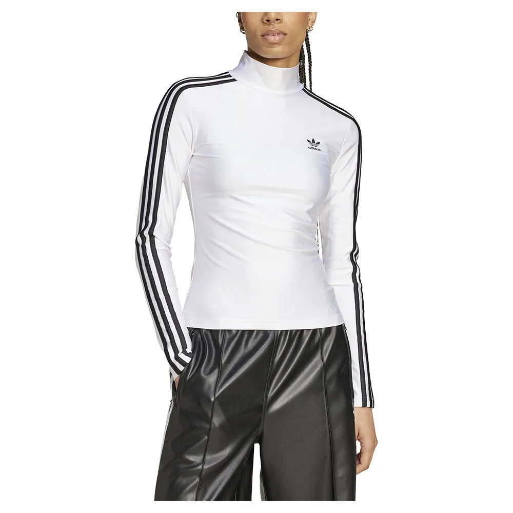 

Лонгслив adidas Originals Adicolor 3 Stripes Turtleneck, белый