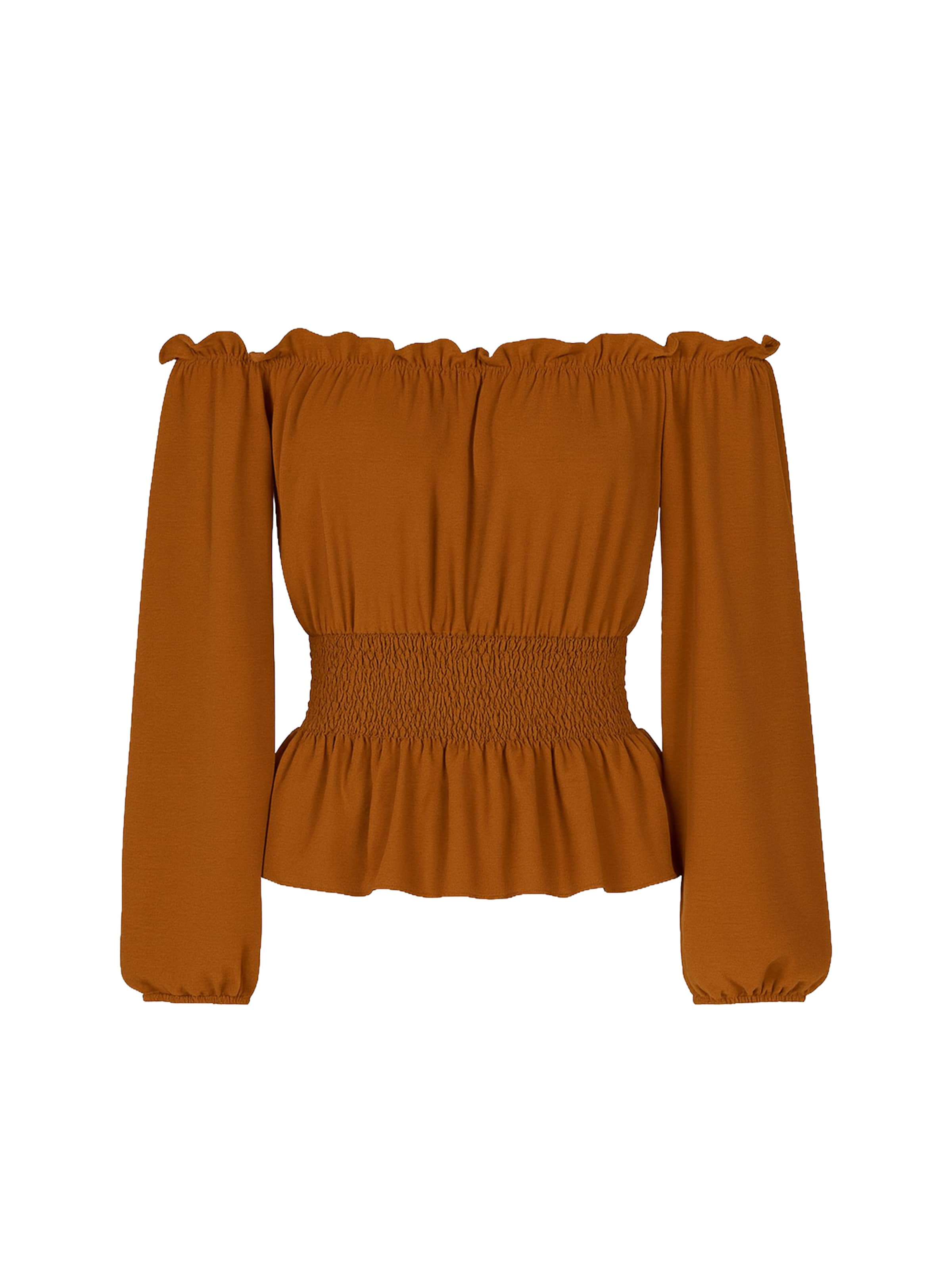 

Elara Блузка в темно-коричневом цвете