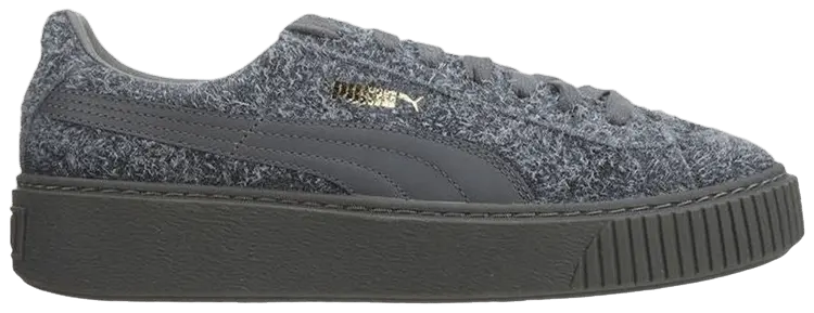 

Кроссовки Puma Suede Platform 'Elemental - Steel Grey', серый