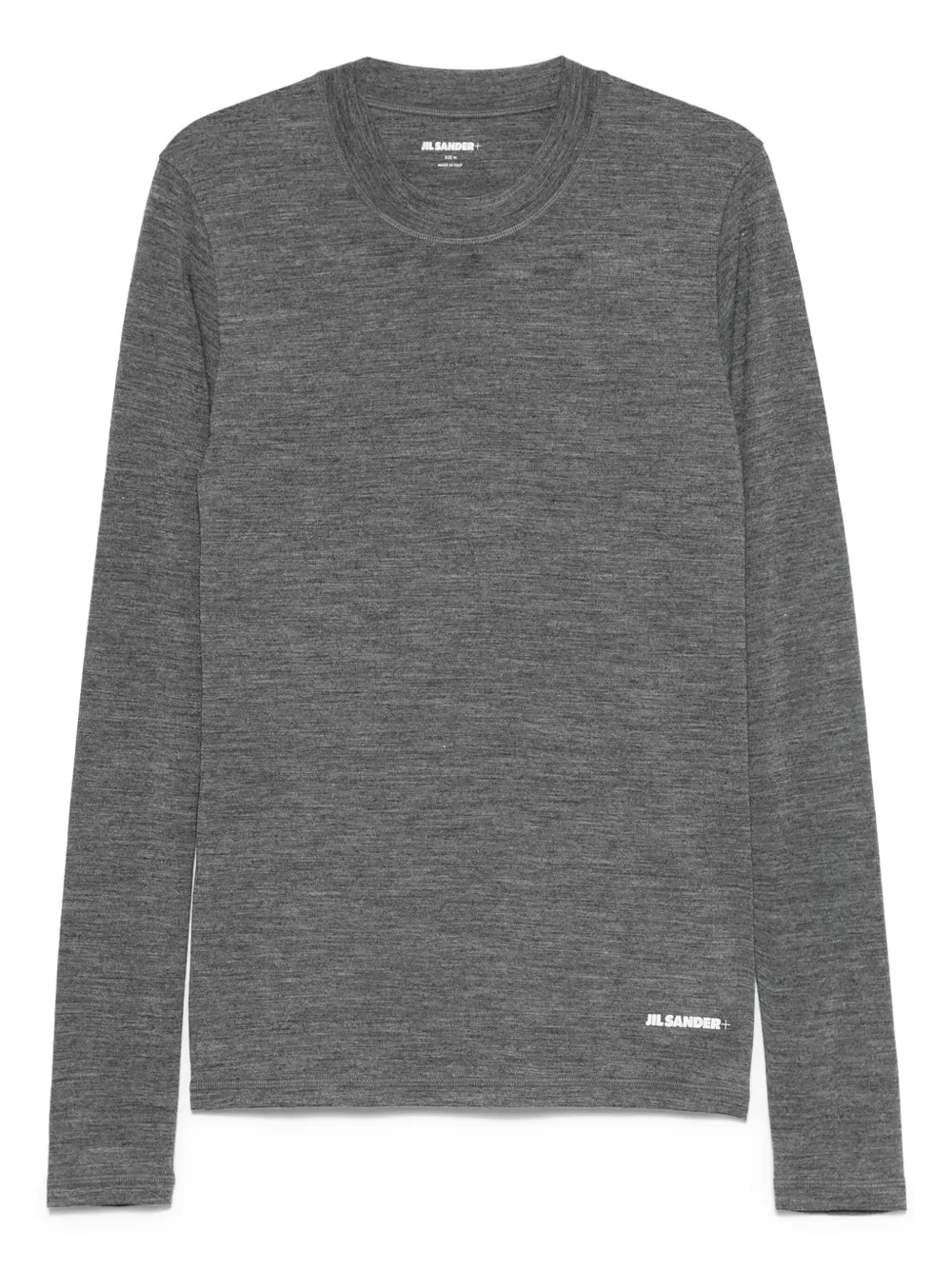 

Футболка с логотипом JIL SANDER, серый