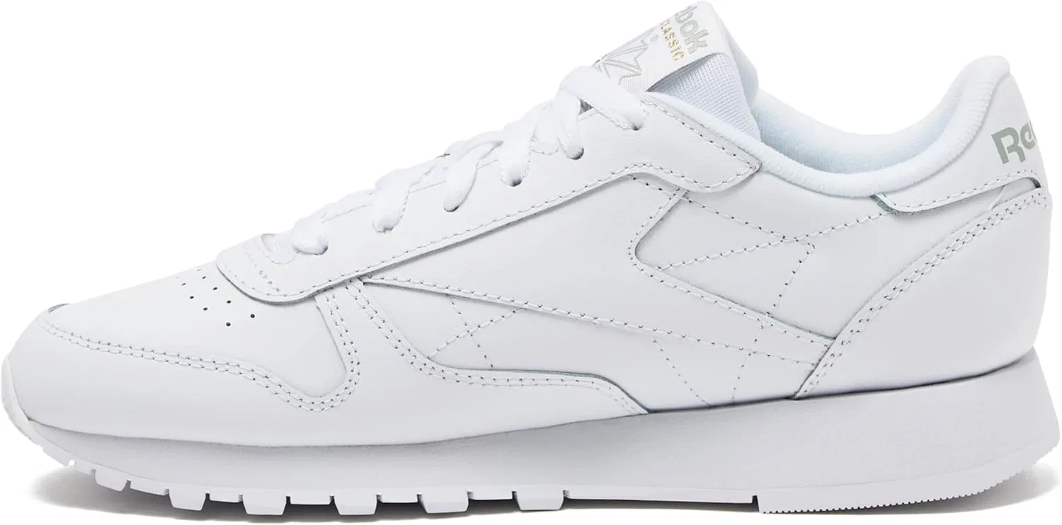 Женские классические нейлоновые кроссовки Reebok, облегающие, на шнуровке, модные, Footwear White Footwear White Pure Grey3 — фото 4