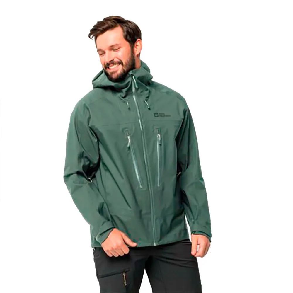 

Куртка Jack Wolfskin Kammweg 3L, зеленый