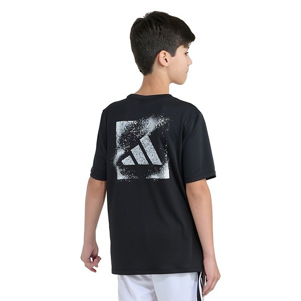 Футболка с коротким рукавом и градиентным принтом для мальчиков 8-20 Adidas, Blk Multi — фото 2
