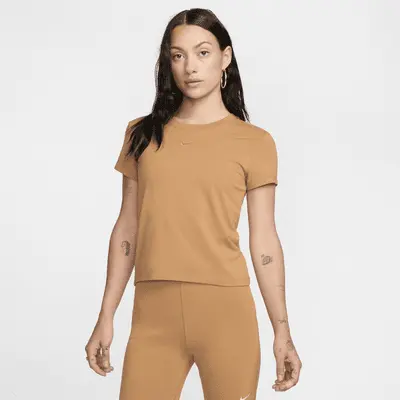 

Футболка Nike Sportswear Chill Knit, цвет Flax/Flax