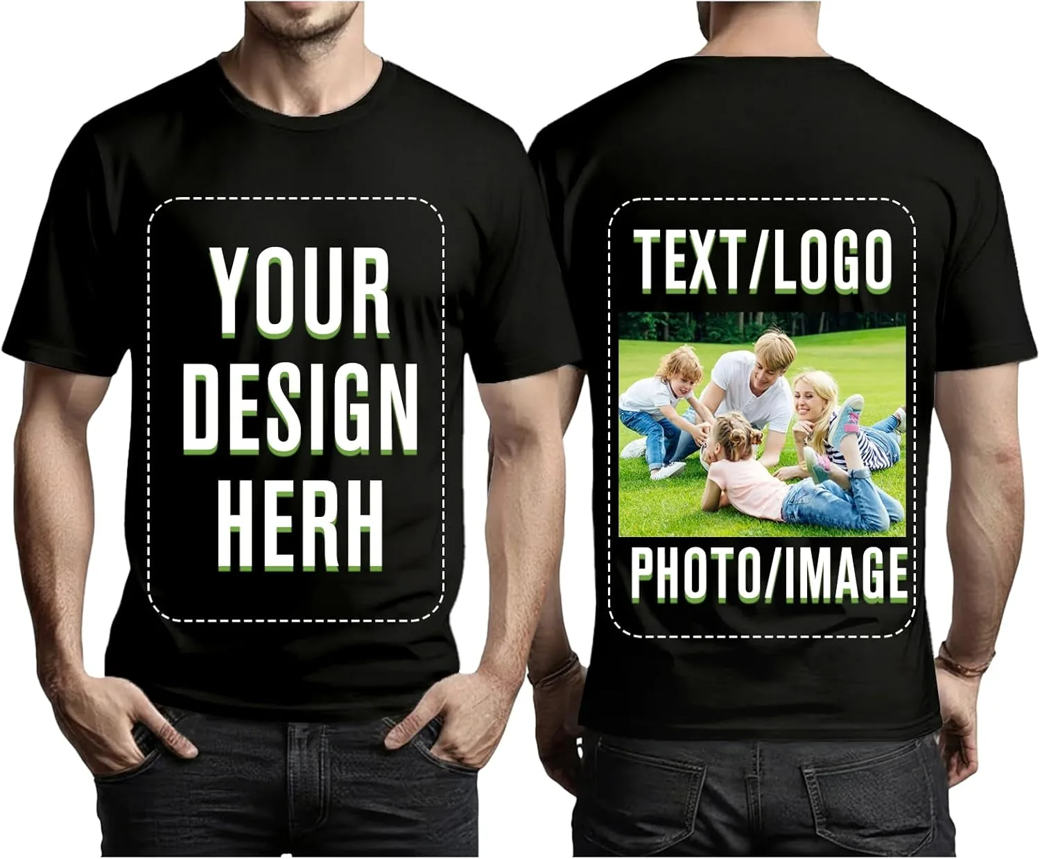 

Футболка с принтом спереди и сзади Dreamdecor