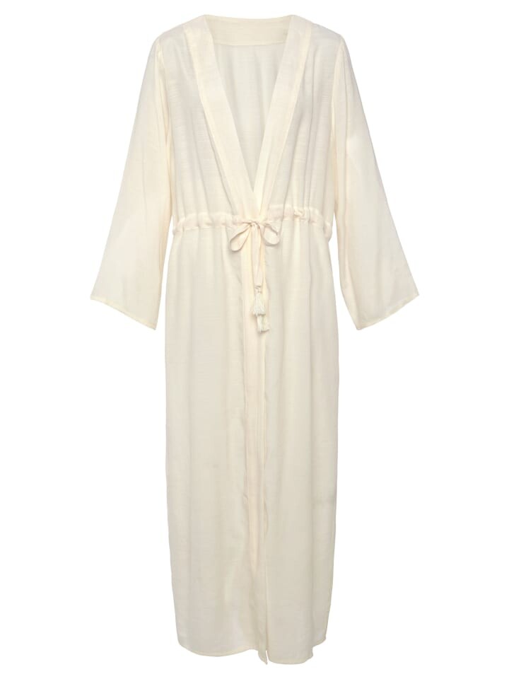 

Платье до колена LASCANA Strandkleid, кремовый