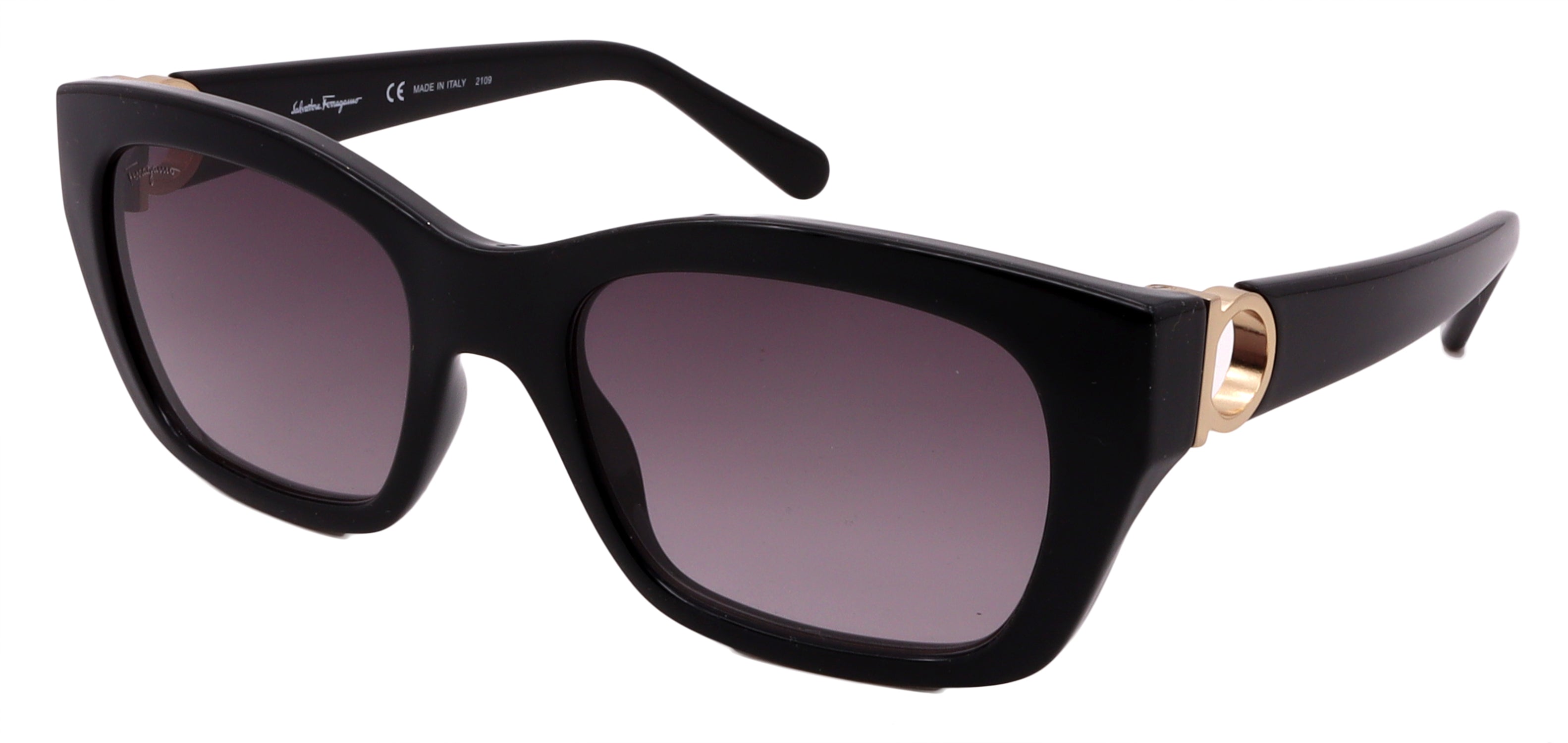 

Женские солнцезащитные очки Salvatore Ferragamo, черный