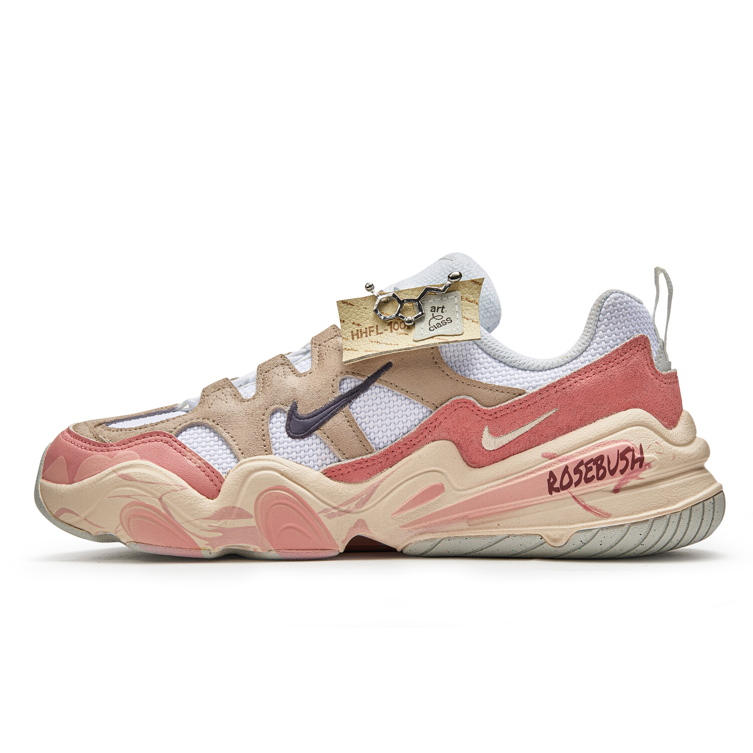 

Кроссовки Nike Tech Hera Lifestyle Shoes Women's Low-top Beige/Red, бежевый