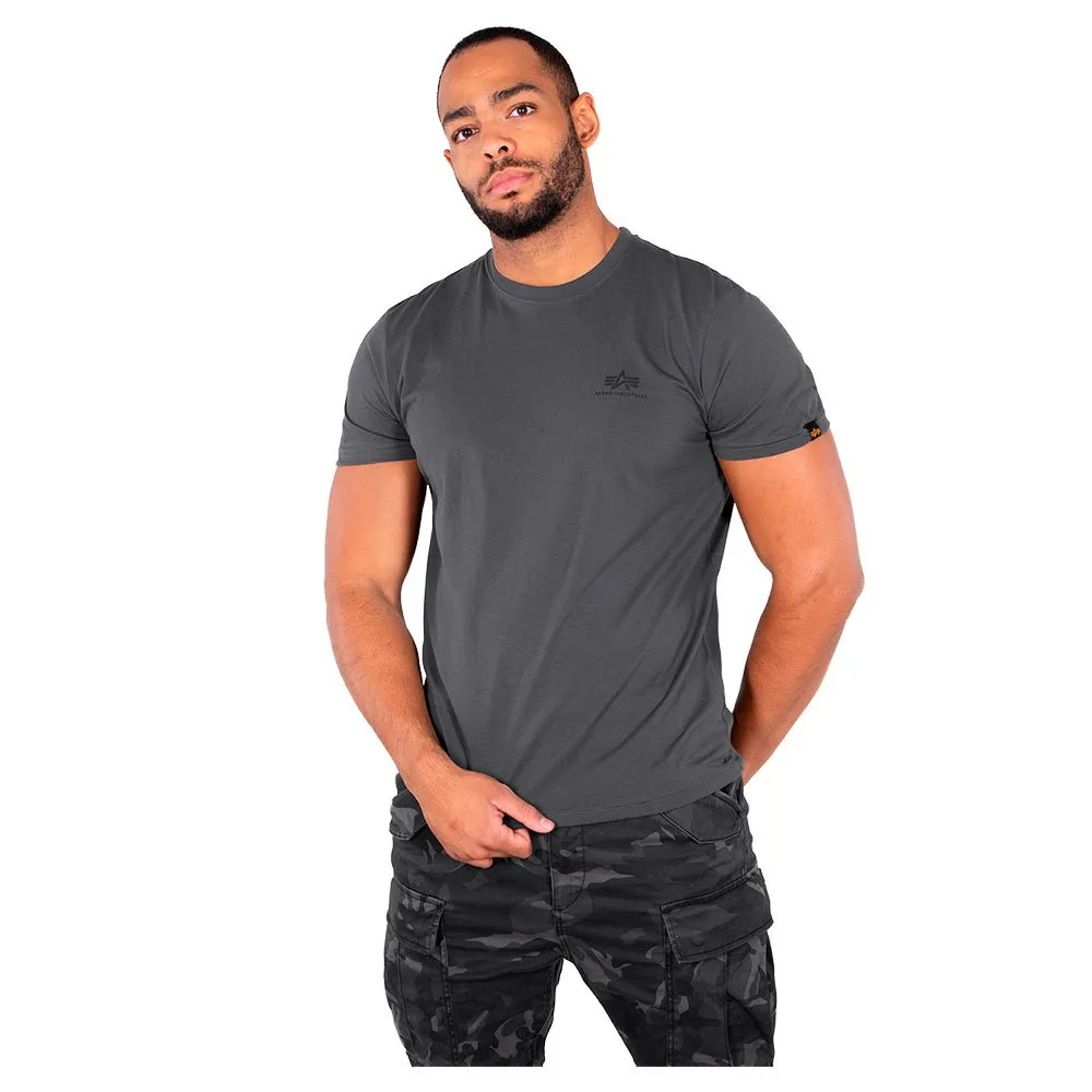

Футболка Alpha Industries Basic Small Logo, серый