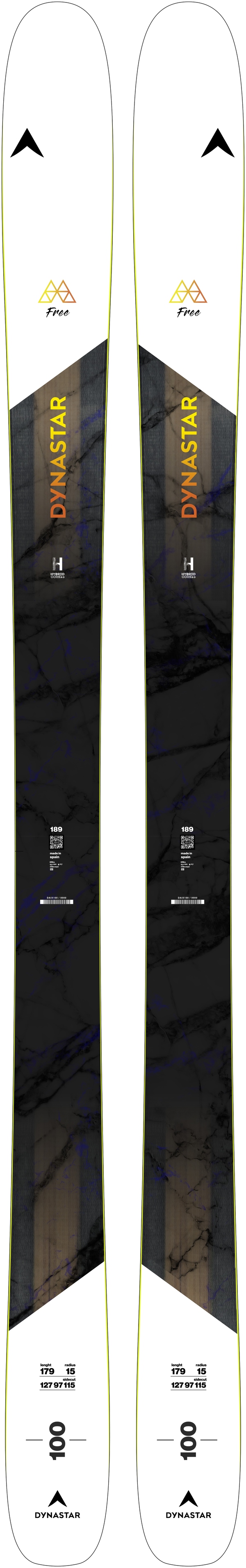 

Новые лыжи Dynastar M Free 100 2026 года, длина 192 см